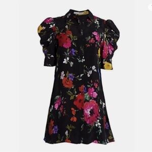 Alice + Olivia Multicolor Floral Mini Dress